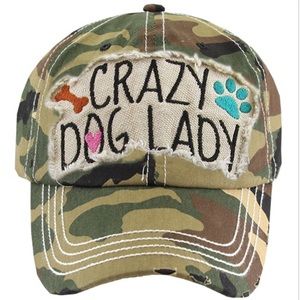 KBETHOS Crazy Dog 🐾 Lady Camouflage Baseball Style Hat